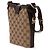 Borsa a secchiello mini GG in tela marrone Gucci Beige - vista 2