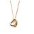 Elsa Peretti Tiffany & Co Collar Péndulo Corazón Abierto Tiffany en Oro Rosa Dorado - vista 2