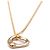 Elsa Peretti Tiffany & Co Collar Péndulo Corazón Abierto Tiffany en Oro Rosa Dorado - vista 3