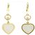 Orecchini in diamante Happy Heart di Chopard