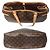 Borsa tote Batignolles Horizontal Louis Vuitton Marrone - vista 5