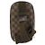 Borsa a Spalla Louis Vuitton Damier Pochette Ganjou N48048 Marrone - vista 2