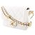 Borsa a Spalla Chanel Matelassé Bianca Bianco - vista 2
