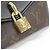 Borsa a spalla Louis Vuitton Monogram con lucchetto sulla tracolla Marrone Nero - vista 4