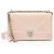 Borsa a Spalla Piccola Diorama in Pelle Verniciata Micro Cannage di Dior Rosa