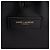 Saint Laurent Hobo Rendez-Vous in Pelle Verniciata Nero - vista 9