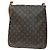 Borsa Musette Salsa Louis Vuitton in tela Monogram GM Marrone - vista 2
