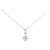 Autre Marque Collana in diamante in oro bianco Au750 Argento