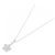 Autre Marque Collana a Fiore con Diamanti in Oro Bianco Au750 Argento - vista 2