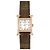 Hermès Reloj Hermes H Oro Rosa Cuarzo Verde