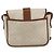 Céline Celine Vintage Macadam Schultertasche aus Canvas und Leder Weiß - Ansicht 2