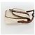 Céline Celine Vintage Macadam Schultertasche aus Canvas und Leder Weiß - Ansicht 4