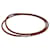 Pulsera de cuero Laniere Hermès Castaño  - vista 1