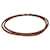 Pulsera de cuero Laniere Hermès Castaño  - vista 2