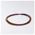 Pulsera de cuero Laniere Hermès Castaño  - vista 3