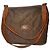 Borsa a mano Gianni Versace in pelle e tela marrone