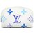 Pochette Cosmetica PM Louis Vuitton Bianco Blu