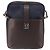 Borsa a Spalla Gancini in Nylon e Pelle Salvatore Ferragamo Blu Navy Oro Auth BA9388 D'oro - vista 2