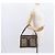 GUCCI GG Supreme Web Borsa Sherry Linea PVC Beige Oro 41 001 4085 Auth 158517 D'oro - vista 27