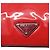 Borsa a Spalla PRADA Smalto 2in1 Rossa Argento Auth 159397 Rosso - vista 14