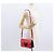 Borsa a Spalla PRADA Smalto 2in1 Rossa Argento Auth 159397 Rosso - vista 29