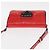 Borsa a Spalla PRADA Smalto 2in1 Rossa Argento Auth 159397 Rosso - vista 6
