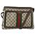 Borsa Sherry Line GG Supreme Web di GUCCI in PVC beige e oro 41 001 4085 Auth 156428 D'oro