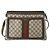 Borsa Sherry Line GG Supreme Web di GUCCI in PVC beige e oro 41 001 4085 Auth 156428 D'oro - vista 2