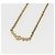 Collana Christian Dior in metallo dorato Auth am10310 - vista 8