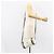 Borsa a spalla MCM Vicetos Logogram in pelle PVC bianca e oro Auth 159292 Bianco D'oro - vista 19