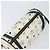 Borsa a spalla MCM Vicetos Logogram in pelle PVC bianca e oro Auth 159292 Bianco D'oro - vista 6