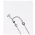 Choker in metallo argento Christian Dior Auth ti3633 - vista 7