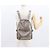 Zaino in pelle Valentino Rock Studs Argento Oro Auth BA9400 D'oro - vista 26