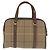 Autre Marque Borsa a mano in tela Nova Check Burberrys Khaki Oro Auth ti3581 D'oro Cachi - vista 3
