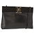 Salvatore Ferragamo Borsa a Spalla Vala in Pelle Marrone Scuro Oro Auth BA9386 D'oro