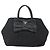 Ribbon PRADA Borsa a Mano in Nastro Nylon Nero Argento Auth 160087 - vista 2
