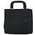 PRADA Borsa a mano in nylon nero argento Auth 159055 - vista 3