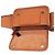 Borsa a tracolla in pelle marrone Coach Auth am10204 - vista 16