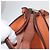 Borsa a tracolla in pelle marrone Coach Auth am10204 - vista 23