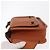 Borsa a tracolla in pelle marrone Coach Auth am10204 - vista 5