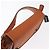 Borsa a tracolla in pelle marrone Coach Auth am10204 - vista 6