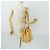 Céline Borsa a Spalla CELINE in Pelle Oro Giallo Auth 156885 D'oro - vista 23