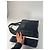 Vintage Issey Miyake Polyester / Leder Tote Bag Schwarz/Grün - Ansicht 12
