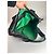 Vintage Issey Miyake Polyester / Leder Tote Bag Schwarz/Grün - Ansicht 3