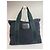 Vintage Issey Miyake Polyester / Leder Tote Bag Schwarz/Grün - Ansicht 7