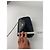 Schwarze Lederhandtasche mit Vintage Givenchy Kettenlogo - Ansicht 12