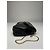 Schwarze Lederhandtasche mit Vintage Givenchy Kettenlogo - Ansicht 6