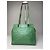 Courreges Vintage Courrèges Leder Mobogram Handtasche grün - Ansicht 12