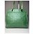 Courreges Vintage Courrèges Leder Mobogram Handtasche grün - Ansicht 6