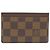 Louis Vuitton Damier Canvas Card Case N61722 Brown